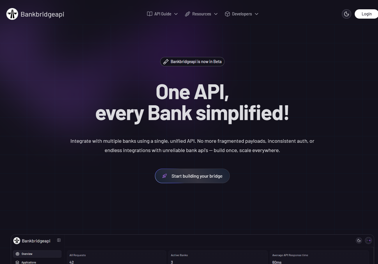 Bankbridgeapi screenshot