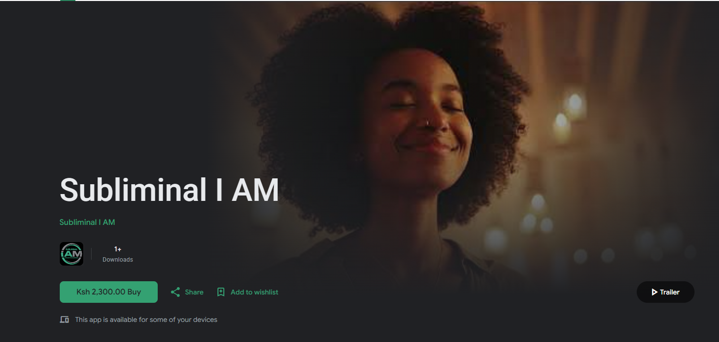 Subliminal I AM screenshot