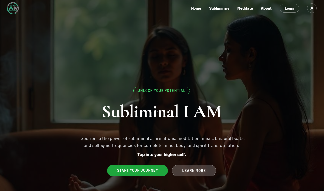 Subliminal I AM screenshot